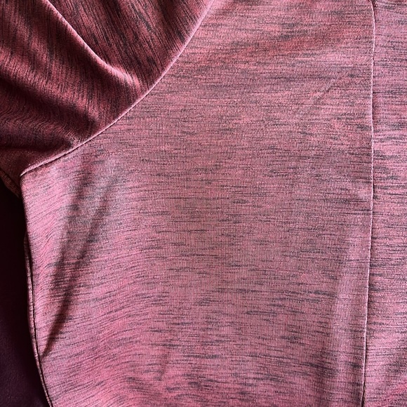 Maurices In Motion XL Plum/Purple Active Top | Crisscross Shoulder Detail - Picture 3 of 4